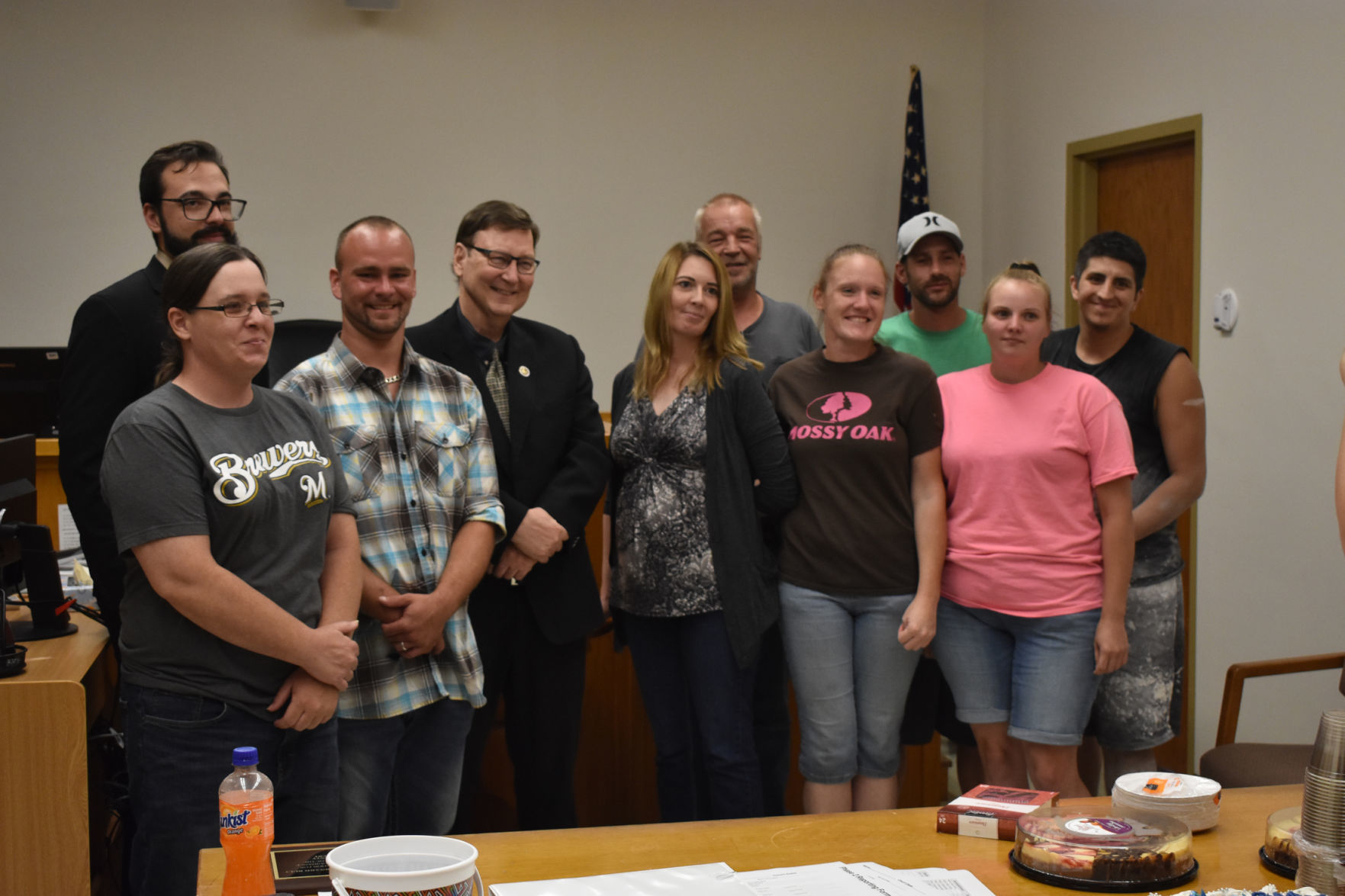 Treatment court members and former judge Bult